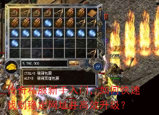 传奇私服新手入门,如何快速找到稳定网址并高效升级? 传奇私服新手入门,如何快速找到稳定网址并高效升级?