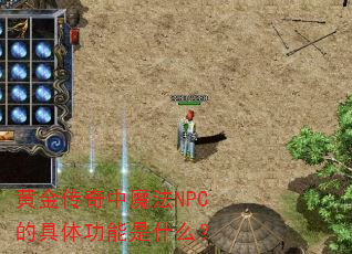 �ƽ�����ħ��NPC�ľ��幦����ʲô��