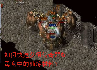 如何快速获得传奇碧蛇毒吻中的仙炼材料? 如何快速获得传奇碧蛇毒吻中的仙炼材料?
