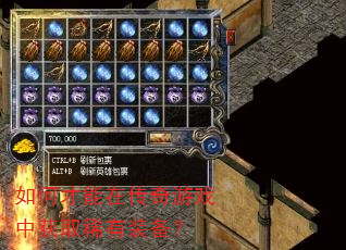 如何才能在传奇游戏中获取稀有装备? 如何才能在传奇游戏中获取稀有装备?