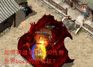 如何有效争夺1.80传奇世界boss的所有权? 如何有效争夺1.80传奇世界boss的所有权?