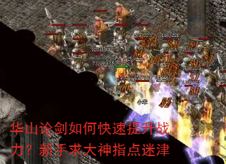 华山论剑如何快速提升战力?新手求大神指点迷津 华山论剑如何快速提升战力?新手求大神指点迷津