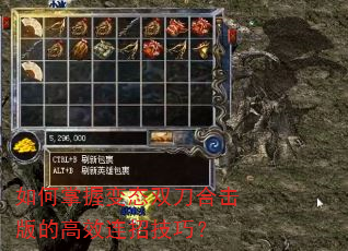 如何掌握变态双刀合击版的高效连招技巧? 如何掌握变态双刀合击版的高效连招技巧?