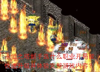 永恒之塔新手选什么职业开局能快速升级并体验完整游戏内容? 永恒之塔新手选什么职业开局能快速升级并体验完整游戏内容?