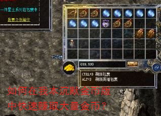 如何在我本沉默金币版中快速赚取大量金币? 如何在我本沉默金币版中快速赚取大量金币?