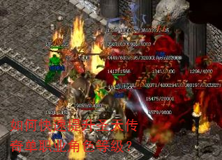 如何快速提升圣天传奇单职业角色等级? 如何快速提升圣天传奇单职业角色等级?