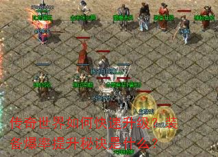 传奇世界如何快速升级?装备爆率提升秘诀是什么? 传奇世界如何快速升级?装备爆率提升秘诀是什么?